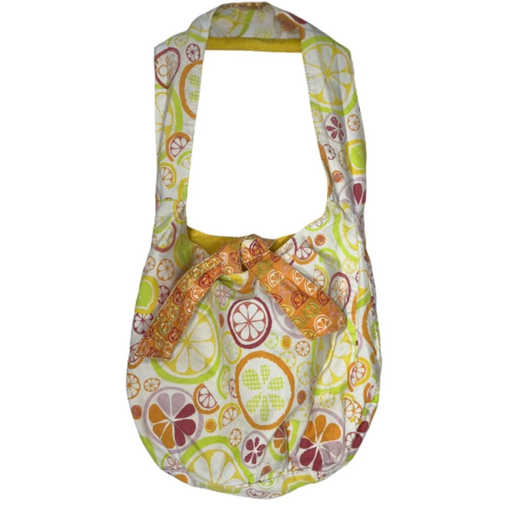 Claires Yellow Boho Paisley Canvas Hobo Shoulder Bag